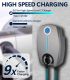 Home Smart Level 2 EV Charger up to 40 Amp，Outdoor Fast Charging Station with NEMA 14-50 Plug for All J1772 Electric Vehicles, Wi-Fi and Bluetooth Enabled EVSE, 25-Foot Cable