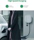 ATG e-Power Electric Vehicle (EV) Charger, 40 Amp, 9.6 kW to 240 VAC, Level 2 Wi-Fi (2.4 GHz) Connectivity, UL Listed, Energy Star, NEMA 14-50 Plug, IK10, Indoor/Outdoor, 18-Foot Cable, Black