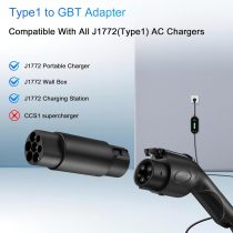 EV Charger Connector Type 1 to GBT Adapter Electric Vehicle Charging Adapter SAE j1772 to GB/T EV Charging Adapter (J1772 to GBT Adapter Model 2)