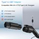 EV Charger Connector Type 1 to GBT Adapter Electric Vehicle Charging Adapter SAE j1772 to GB/T EV Charging Adapter (J1772 to GBT Adapter Model 2)