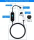 Type 2 to Schuko Home EV Charging Station, Portable IEC 62196-2 EV Charger, 1-15hr Delay Timer, 8A-16A, 3.5kW (10-metre Cable)