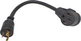 FC-EV10345 Male Older Dryer 3 Prong Plug to Female 4 Prong 14-50R Receptacle 3 Prong to 4 Prong EV Charge Adapter Cord NEMA 10-30P to 14-50R 30A to 50A Output 30Amp 250Volt (Only for EV use)