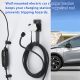 LCGP Electric Vehicle Charger Holder,Upgraded Combination Lock for All J1772 and Tesla Chargers with Two Adjustable Charging Box Holders, Mobile Charger Wall Mount