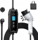 Level 2 SAE J1772 to Schuko EV Charger, Type 1 Portable EV Charging Station, 1-15hr Delay Timer, 8A-16A Variable, 3.5kW (5-metre Cable)