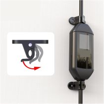 Electric Vehicle Charging Stations 2pcs Universal Bracket Clamp Fixed Clip Screw Mount Holder Stand for Type 1 j1772 Portable EV Charger Type 2 Electric Car Electric Vehicle Charging Cable Compatible