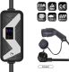EV Charger 20A Electric Vehicle Charging Station EVSE Wallbox with Type 2 with Schuko Plug Cable IEC 62196-2 Compatible with Mercedes-Benz (Color : 5M Cable Type2)