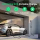 Level 2 EV Charger 40A 9.6KW Electric Vehicle Charger with 14-50 Plug, 25Ft Cable J1772 Connector, Schedule Charging Timer Adjustable Car Charger Station for All EVs