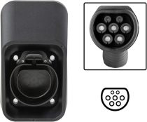 Electric Vehicle Charging Stations EV Charger Cable Holder for 62196-2 Connector Socket Plug Mount AC Dummy Station Level 2 Waterproof Electric Vehicle Charging Cable Compatible