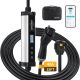 Level 2 Portable EV Charger - 40A 240V EVSE with NEMA 14-50 Plug,9.6kW,17ft Cable,ETL Certified,40A/32A/24A/16A Adjustable Current Home EV Charging Station for SAE J1772 EVs