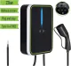 Electric Vehicle Charging Stations EV Charger Type 2 32A 22kw 3 Phase Wallbox Electric Car Charging Station with 5M Cable IEC 62196-2 (Color : with Screen, Size : Type2)