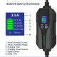 7KW 32A Current Switchable EV Charger, EU Standard EVSE Home Charger Type 2 IEC 62196 & CEE Plug, Electric Car Portable Charging Station, 5m Cable