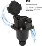 Type 1 EV Socket Energy Vehicles AC Socket Holder Level 2 Single Phase 240V 16A 32A Universal CE TUV SAE J1772 Approved