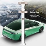 Pedestal Mounted EV Charging Station, Freely Removable and Adjustable Back Panel, New Energy Vehicle Charging Pile Charging Lever EV Charge Stand(Silver)