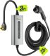 Level 2 EV Charger 40A J1772 Connector 9.6KW Electric Car Charger 240V with 14-50 Plug 25 FT Cable 15-40 Amps Adjustable Current Mobile Vehicle Charging Station for All EVs