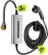 Level 2 EV Charger 40A J1772 Connector 9.6KW Electric Car Charger 240V with 14-50 Plug 25 FT Cable 15-40 Amps Adjustable Current Mobile Vehicle Charging Station for All EVs