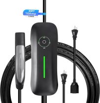 Electric Vehicle Charging Stations for Tesla,16 Amp 110V /240VMobile Charger Connector for Tesla NEMA 6-20 Plug NEMA 5-15 Adapter, Portable Home Charger Compatible with Models X/Y/3/S