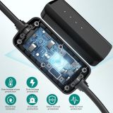 Level 2 EV Mobile Charger, 32Amp 240V Portable J1772 Electric Vehicle Charger, 16ft Extension Cord with NEMA 14-50 Plug, Home/Outdoor EV Charging Station for All J1772 Electric Cars