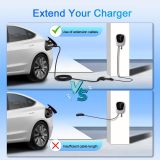 EV Charger Extension Cord for NACS, 26ft Max 240V 48A Compatible with Model 3/Y/X/S/, EV Charger Extension Cords NACS Plug for Home and Outdoor