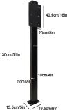 Electric Vehicle Charger Pedestal Stand, EV Charger Pedestal Outdoor, EV Charger Stand Holder, Electric Vehicle Charging Stations, for Tesla Charging Station New Energy Vehicle(130cm/51in)