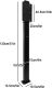 Electric Vehicle Charger Pedestal Stand, EV Charger Pedestal Outdoor, EV Charger Stand Holder, Electric Vehicle Charging Stations, for Tesla Charging Station New Energy Vehicle(130cm/51in)