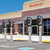EV Charger Pedestal Tesla Charger Pedestal for EV Charger Tesla Pedestal for Wall Connector Tesla Charger Stand EV Pedestal for Tesla Gen 3, Tesla Mobile Connector, J1772 Charger, Silver White