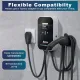EV Charger 2 Level Electric Vehicle Charging Station,Works with J1772 EV and Hybrid Vehicles,4 Adjustable Current Levels,32Amp,240V,16.4ft Extension Cord