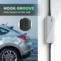 Morec EV Charger Level 1 15A 110V Portable Electric Car Charger NEMA5-15P SAE J1772 6M (20FT) Home Electric Vehicle Charging Station