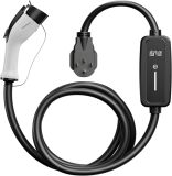 Level 2 EV Charger, 100-270V 32A Portable Electric Car Charger with 16ft Charging Cable, NEMA 14-50plug Electric Vehicle Charging Stations Works with J1772 EVs and PHEVs for Home and Outdoor