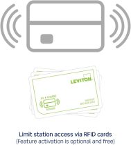 Leviton ERFID Additional Charging Station Access Control (RFID) Card