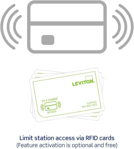 Leviton ERFID Additional Charging Station Access Control (RFID) Card