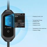 JX-E Level 2 EV Charger, Portable SAE J1772 Electric Vehicle Charger Plug-in Home Outdoor EV Charging Station with NEMA 14-50 Plug, Adjustable Current/Timing Delay, 32 Amp 240 Volt, 25FT