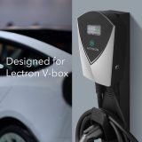 Lectron Electric Vehicle Charger Pedestal Stand - Support Pole for V-Box EV Charging Station