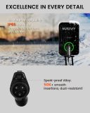 Level 2 EV Charger for Home - NURZVIY 40 Amp Plug-in Electric Vehicle Charging Station with WiFi/Bluetooth, NEMA 14-50 EVSE, 90~260V, Plug and Play Convenience