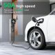 EV Charger 50 Amps, Smart Screen Level 2 Charging Station with WiFi, 240V J1772 Home Electric Vehicle Charger NEMA 14-50 Plug or Hardwire, APP Controlled Car Charger for All EVs