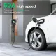 EV Charger 50 Amps, Smart Screen Level 2 Charging Station with WiFi, 240V J1772 Home Electric Vehicle Charger NEMA 14-50 Plug or Hardwire, APP Controlled Car Charger for All EVs