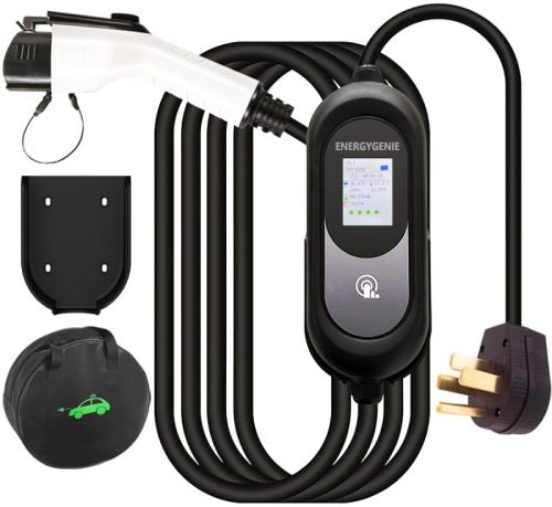 Level 2 EV Charger (50 Amp, 240V, NEMA 14-50P) with 25FT Cord, Adjustable Portable Electric Vehicle Charging Station for SAE J1772 Cars, Fast and Convenient for Indoor/Outdoor, UL Certified