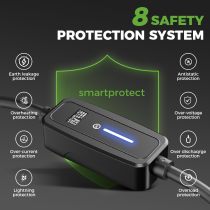 Level 2 EV Charger, 100-270V 32A Portable Electric Car Charger with 16ft Charging Cable, NEMA 14-50plug Electric Vehicle Charging Stations Works with J1772 EVs and PHEVs for Home and Outdoor