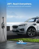 G1 Level 2 EV Charger(40Amp, 240V, NEMA 14-50P), Portable Electric Car Charger Adjustable Current/Timing Delay, 20FT Cable, Plug-Play EV Charging Station Wall-Mounted Home EVSE SAE J1772 EVs