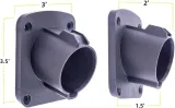 SKYFISH Non Rusting EV Charger Holder - Premium Wall-Mounted SAE J1772 Holster for Electric Vehicle Charging Cable Management,Nozzle Holster Dock with Screws Outdoor/Indoor