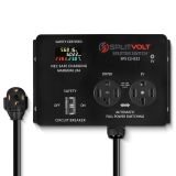NEMA 14-30, 240V, 24 Amp Splitter Switch - Save Thousands on Home Electric Vehicle Charging (EV) Install, cETLus Certified, Charge Two EVs, Plug and Play