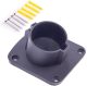 SKYFISH Non Rusting EV Charger Holder - Premium Wall-Mounted SAE J1772 Holster for Electric Vehicle Charging Cable Management,Nozzle Holster Dock with Screws Outdoor/Indoor