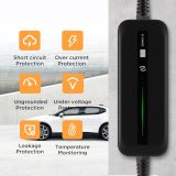 BESENERGY 15A EV Charger, Level 1+2 J1772 EVSE 20ft Home 110V-240V IP65 Portable Charge Station Compatible with All EV Cars.(Black)