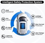 CARSTY Level 1+2 EV Charger (110-240V,16A,21ft) NEMA 6-20 Plug EV Charging Cable Portable EVSE SAE J1772 Plug Home Electric Vehicle Charging Station, Compatible with Most Electric Vehicle Cars