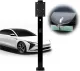 EV Charger Connector Pedestal, Freestanding Electric Car Charging Stations Stand Accessory, Electric Vehicle Charging Stations, Corrosion Resistance(130cm)