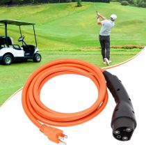 Golf Cart Charger Power Cord Replacement Fits for Evolution ICON EV Golf Carts 120V Charging Power Cord Replaces 2.04.0620 Golf Cart Accessories