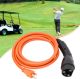Golf Cart Charger Power Cord Replacement Fits for Evolution ICON EV Golf Carts 120V Charging Power Cord Replaces 2.04.0620 Golf Cart Accessories
