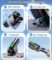 Patented NACS to CCS Adapter, Tesla DC Charging Station Adapter for Ford R1V1AN GM Electric Vehicles,Tesla to CCS adapter DC Fast Charging,Fast Charge CCS1 EV Battery at Tesla Superchargers