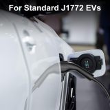 JX-E Level 2 EV Charger, Portable SAE J1772 Electric Vehicle Charger Plug-in Home Outdoor EV Charging Station with NEMA 14-50 Plug, Adjustable Current/Timing Delay, 32 Amp 240 Volt, 25FT