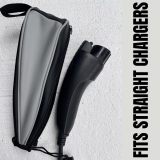 EV Charger Holder + Cover | Accessory for Electric Vehicle Charging Stations | Electric Vehicle Charging Equipment | Electric Vehicle Charging Station Accessories (Curved)