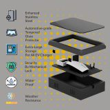 Outdoor Charger Station Protective Box Large Size for Most EV Charger Station, Wall Mounting, Storage Box for TSL& Most EV Charger